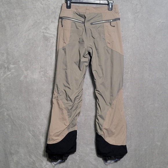 Mountain Hardwear Conduit Snow Pants Womens Small Beige Primaloft Insulated Ski - Picture 5 of 13